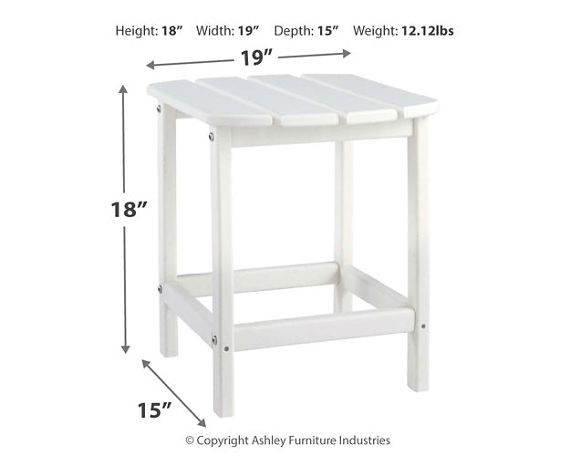 Ashley Express - Sundown Treasure 2 Outdoor Chairs with End Table