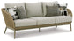 Swiss Valley Outdoor Sofa and Loveseat with Coffee Table