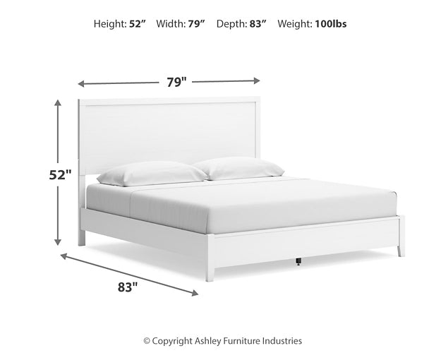 Binterglen King Panel Bed with Dresser