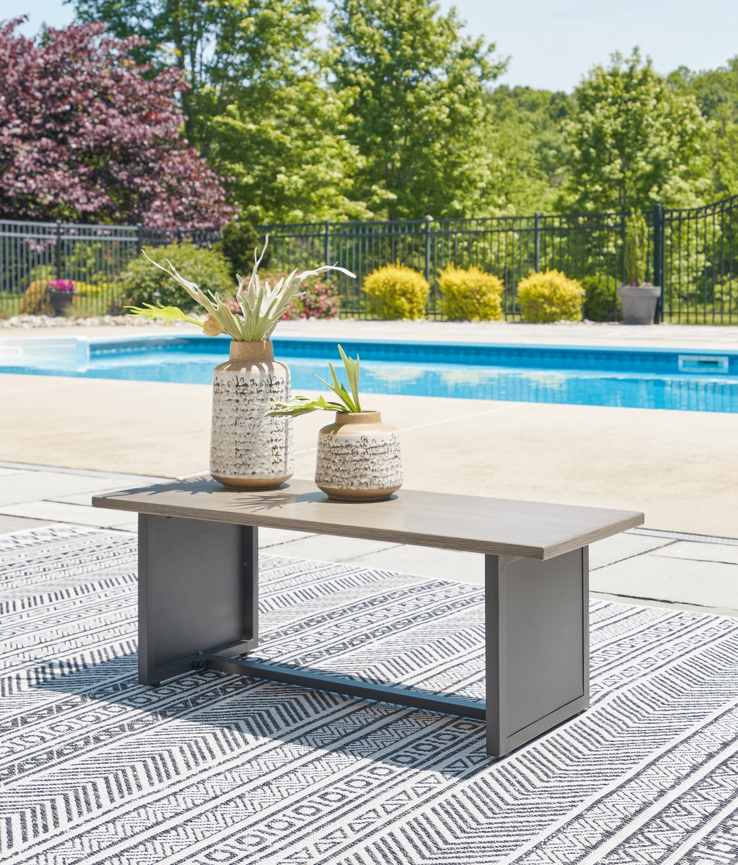 Ashley Express - Bree Zee 7-Piece Outdoor Modular Seating