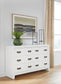 Binterglen Twin Panel Bed with Dresser and Nightstand