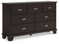 Covetown Twin Panel Bed with Dresser and Nightstand