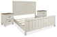 Shaybrock King Panel Bed with 2 Nightstands