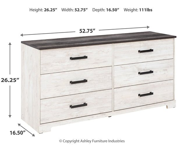 Ashley Express - Shawburn Full Platform Bed with Dresser