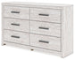 Cayboni King Panel Bed with Dresser