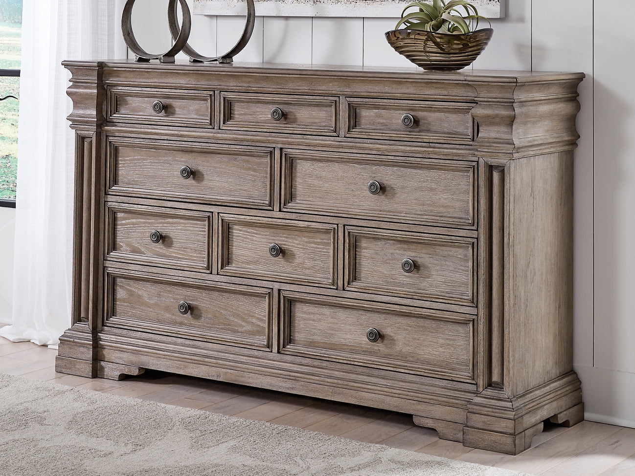 Blairhurst Queen Panel Bed with Dresser and Nightstand