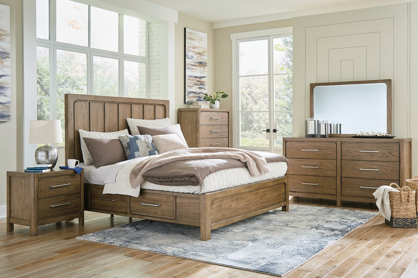 Cabalynn California King Panel Bed with Dresser