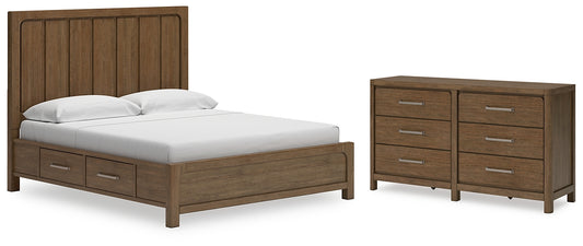 Cabalynn King Panel Bed with Dresser