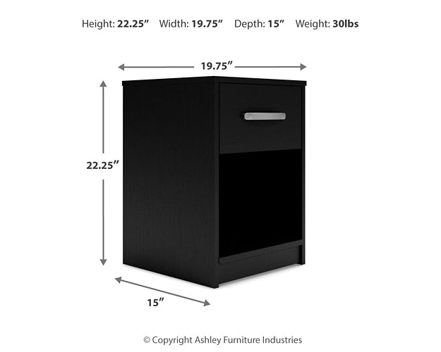 Ashley Express - Finch One Drawer Night Stand