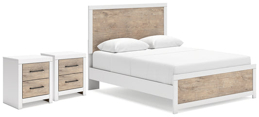 Ashley Express - Charbitt Queen Panel Bed with 2 Nightstands