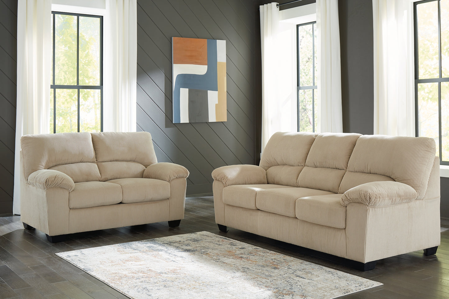 SimpleJoy Sofa and Loveseat