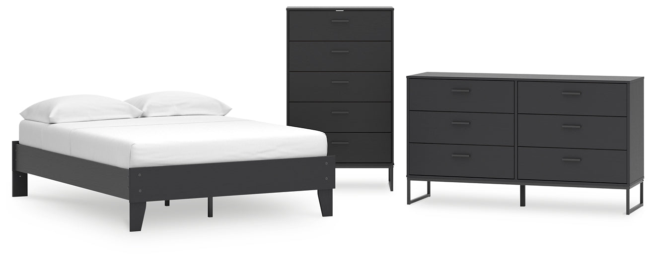 Ashley Express - Socalle Full Platform Bed with Dresser and Chest