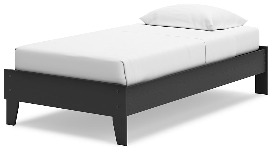 Ashley Express - Socalle Twin Platform Bed with Dresser, Chest and Nightstand