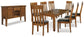 Ralene Dining Table and 8 Chairs with Storage