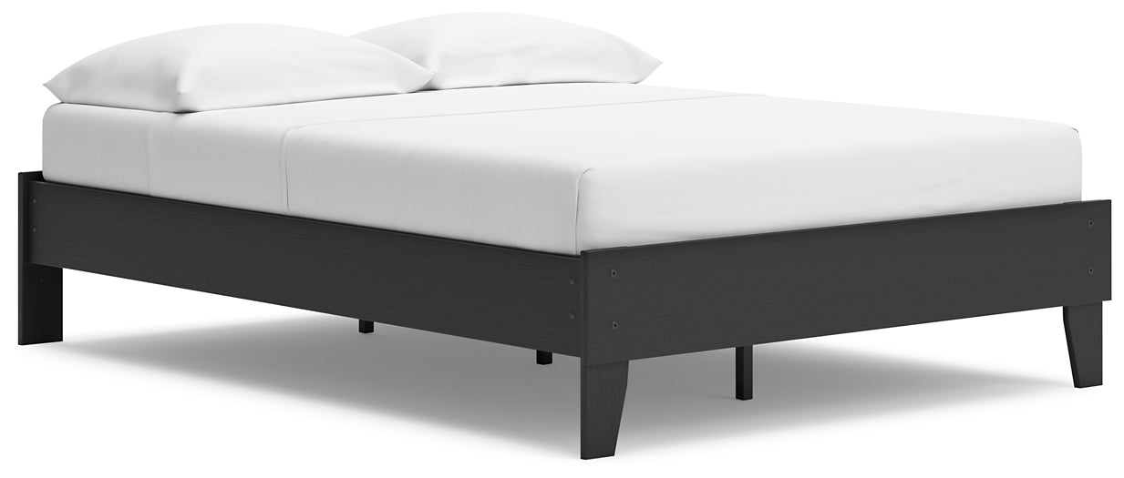 Ashley Express - Socalle Full Platform Bed with 2 Nightstands