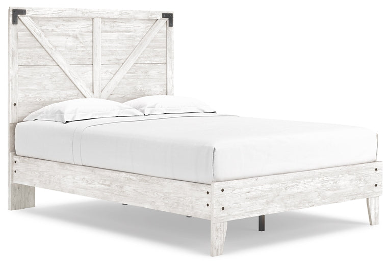 Ashley Express - Shawburn Full Platform Bed with Dresser, Chest and Nightstand