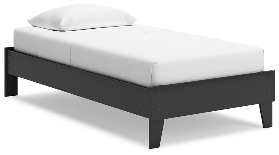 Ashley Express - Socalle Twin Platform Bed with Dresser