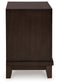 Neymorton King/California King Upholstered Panel Headboard with 2 Nightstands