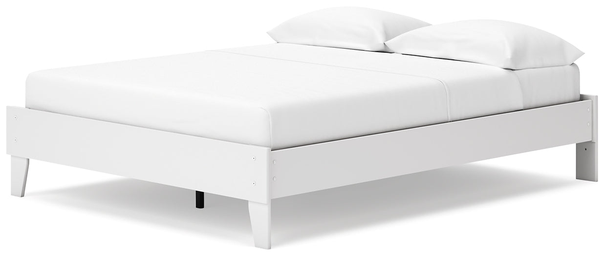 Ashley Express - Socalle Queen Platform Bed with 2 Nightstands