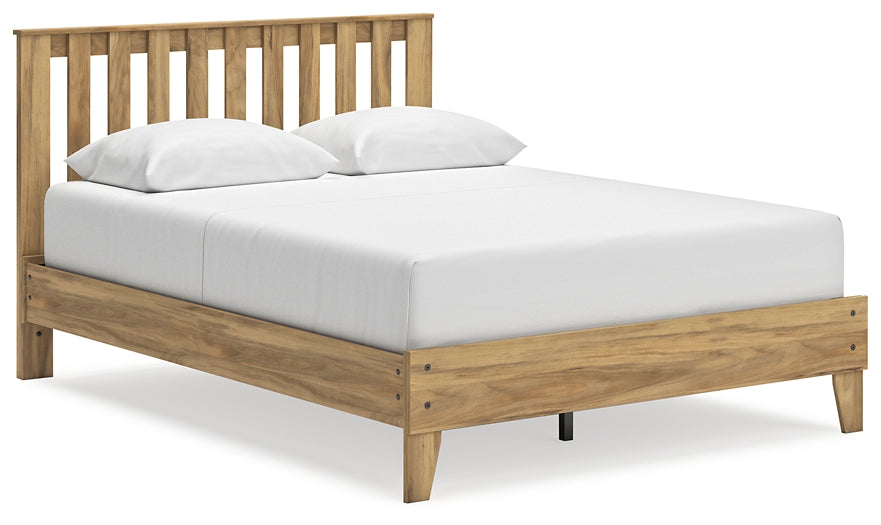 Ashley Express - Bermacy Queen Platform Panel Bed with 2 Nightstands