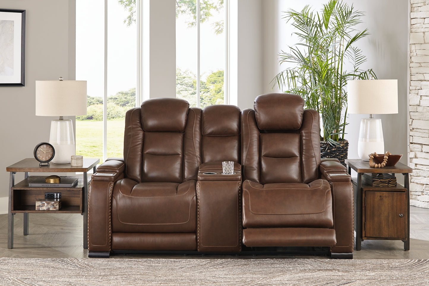 The Man-Den Sofa, Loveseat and Recliner