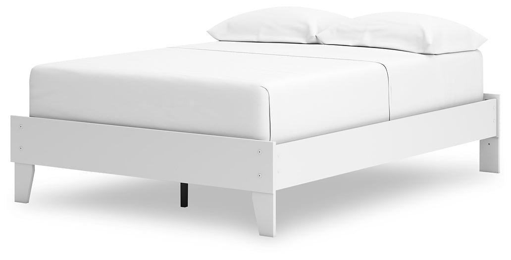 Ashley Express - Hallityn Full Platform Bed with 2 Nightstands