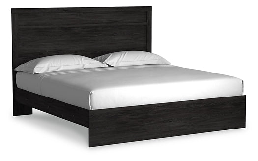 Belachime King Panel Bed with Dresser and 2 Nightstands