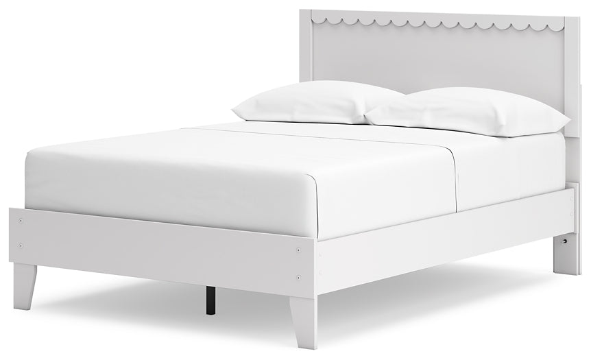 Ashley Express - Hallityn Full Panel Platform Bed with Dresser, Chest and Nightstand