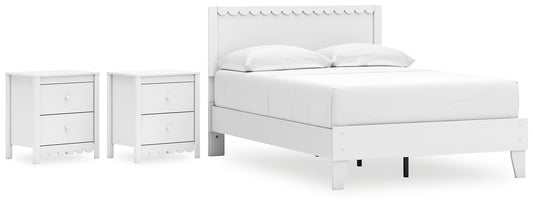 Ashley Express - Hallityn Full Panel Platform Bed with 2 Nightstands