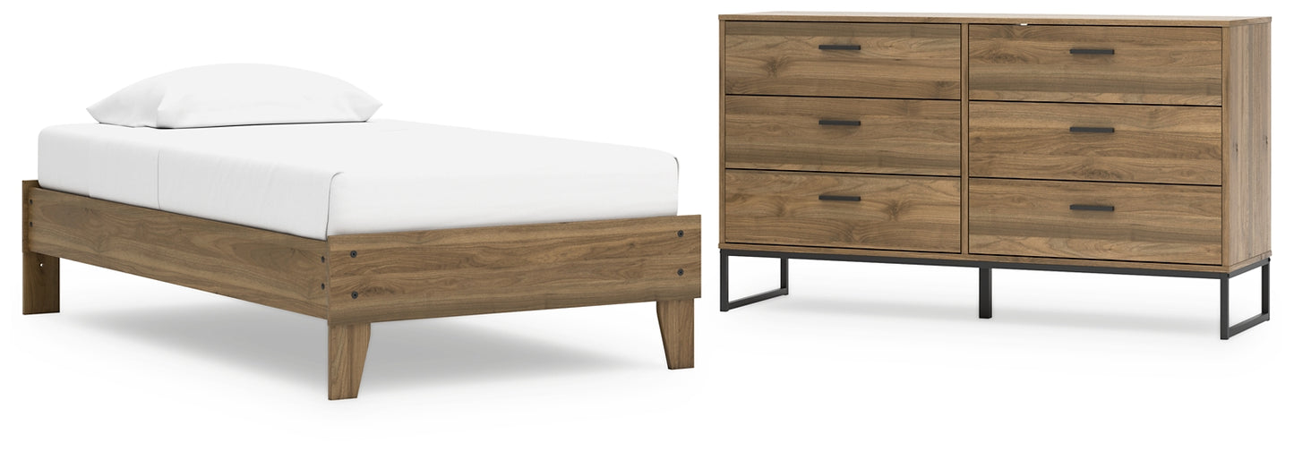 Ashley Express - Deanlow Twin Platform Bed with Dresser