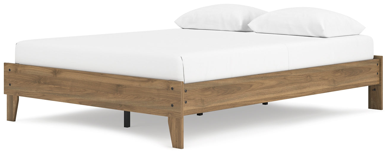 Ashley Express - Deanlow Queen Platform Bed with Dresser and Nightstand