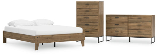 Ashley Express - Deanlow Queen Platform Bed with Dresser and Chest