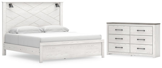 Gerridan King Panel Bed with Dresser