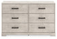 Ashley Express - Shawburn Queen Crossbuck Panel Headboard with Dresser and Chest