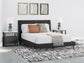 Cadmori Queen Upholstered Bed with Dresser and 2 Nightstands