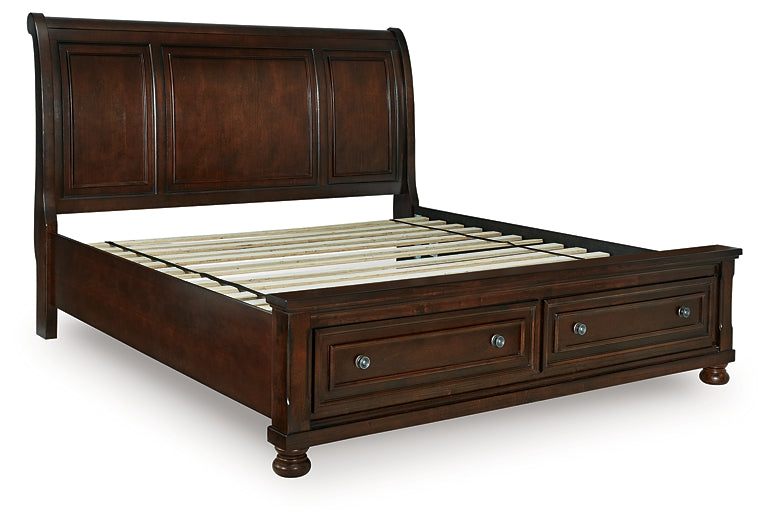 Porter King Sleigh Storage Bed