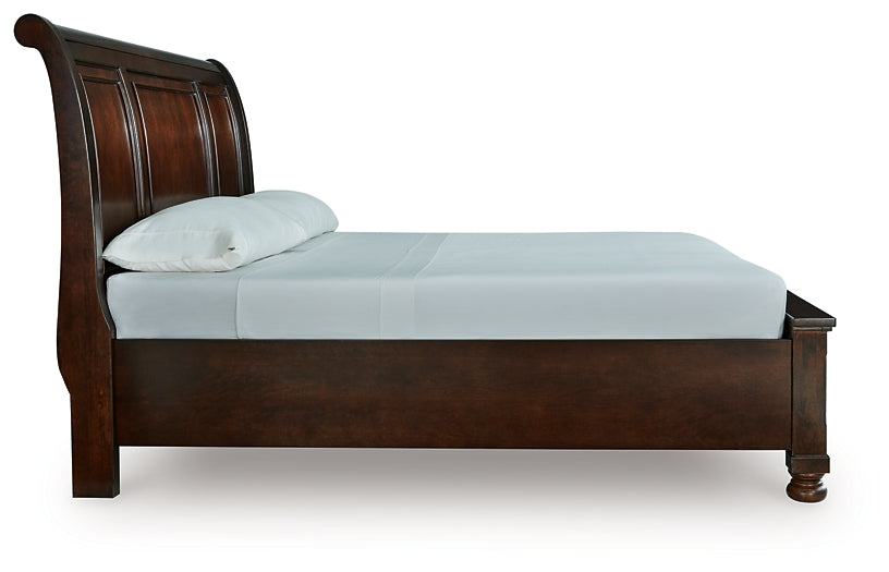 Porter King Sleigh Storage Bed