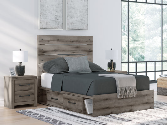 Graystorm Full Panel Bed with Storage