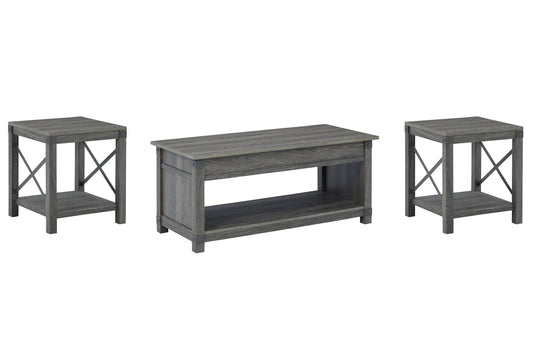 Ashley Express - Freedan Coffee Table with 2 End Tables