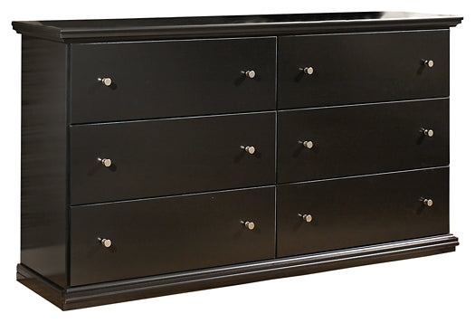 Maribel Twin Panel Bed with Dresser