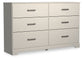 Stelsie Twin Panel Bed with Dresser