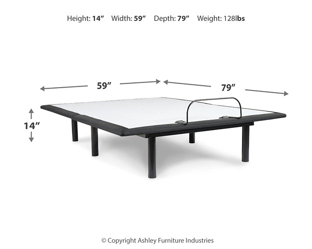 Ashley Express - Ultra Luxury ET with Memory Foam Mattress with Adjustable Base